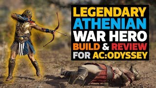 Legendary Athenian War Hero Build amp Review for AC Odyssey [upl. by Nikita]