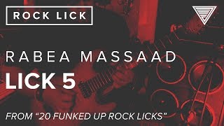 Rabea Massaads Lick 05  20 Funked Up Rock Licks [upl. by Webber]