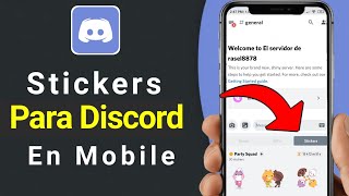 Cómo conseguir pegatinas para Discord  Stickers para Discord  Nueva Actualización Discord Stickers [upl. by Australia]