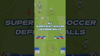 All Super Shot Soccer Defense Walls PS1 [upl. by Amorita224]