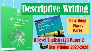 English O Levels Descriptive writing [upl. by Patton]