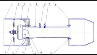 Jet Engine Чертёж и описание [upl. by Aciras]