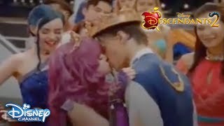 Descendants 2  Serious Kiss of Ben and Mal  CLIP  Official Disney Channel US [upl. by Evelunn419]