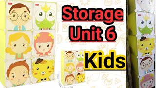 Babyhug 6 Cabinets Detachable Storage Unit Cartoon Print  Green [upl. by Froma]