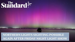 Northern Lights sightings possible again after Friday night light show [upl. by Noraf767]