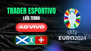 Ao vivo  Eurocopa  Escócia x Suíça  Trader Esportivo 190624 [upl. by Elcarim511]