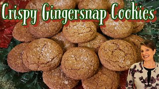 How to Make TRUE Crispy Gingersnap Cookies Tips on HOW to get the PERFECT Crisp [upl. by Rollet]