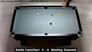 Keith Camilleri vs Wedley Zammit  UPM Challenger Series 2  Losers qualification [upl. by Armstrong]