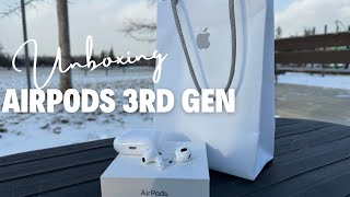 Unboxing Airpods 3rd Gen  Rhiza Corp [upl. by Hadleigh]