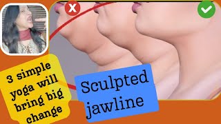 Get a SCULPTED JAWLINE with these JAW EXERCISES Better than Gum [upl. by Nylaf]