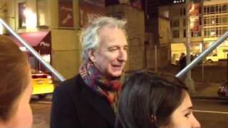 Alan Rickman Stage Door Seminar 1102012 [upl. by Roseann354]