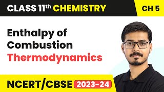 Enthalpy of Combustion  Thermodynamics  Class 11 Chemistry Chapter 5 [upl. by Arymat]