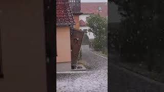 Hagel in Hildburghausen [upl. by Abram]