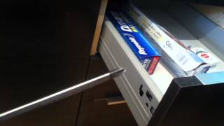 Adjusting Ikea Kitchen Drawers so they dont bump into each other [upl. by Buschi]