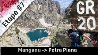 GR20  STAGE 7  Bergerie de Vaccaghia  Manganu  Petra Piana [upl. by Macknair]