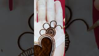 Beautiful mehndi design for back hand  videonewkavyamehndireels [upl. by Shermy]