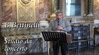 B Bettinelli Studio da concerto  S Bosi clarinet ICC italianclarinetcorner [upl. by Winfrid]