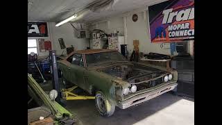 68 superbee Chassis Jig set up a new project car [upl. by Henghold]