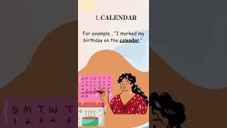 Let’s explore what CALENDAR and COLANDER mean english englishlearningforbeginners learning [upl. by Fauman]