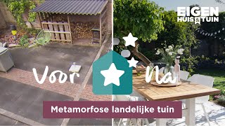 Een romantische tuin tussen de kippen en fruitbomen  Metamorfose  Eigen Huis amp Tuin [upl. by Nalhsa]