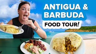 Where to EAT in Antigua amp Barbuda 😋 Delicious Island Food Tour 🇦🇬 St Johns  English Harbour [upl. by Skolnik743]