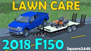 Farming Simulator 17  Lawn Care  New 2018 F150  Husqvarna Mower  Mowing House amp Shop [upl. by Atenek607]