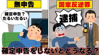 【世界一分かりやすく解説】 確定申告しないとどうなるのか？無視したらバレるのか？しなくてもいい人とは [upl. by Burack]