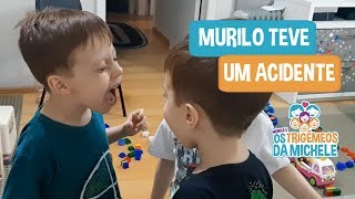 Murilo teve um acidente  Mônica e Os Trigêmeos da Michele [upl. by Mercie475]