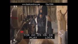 Behind the scenes by Huntley Film Archives  Snape in the Hogwarts corridor HP1 [upl. by Nnaylloh]