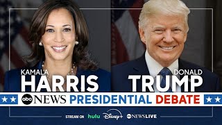 ABC News Presidential Debate Harris and Trump meet in Philadelphia [upl. by Amees]