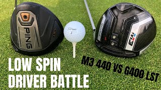 Ping G400 LST vs Taylormade M3 440  Low Spin Driver Battle [upl. by Eeliab]