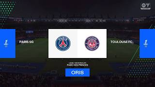 Masacre au Parc des Princes  Le PSG écrase Toulouse 116 sur FC25 [upl. by Hanschen]