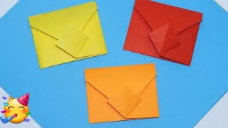 How to Fold an Origami Envelope Easy [upl. by Eddana]