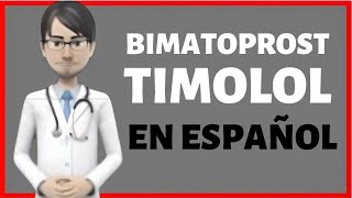 BIMATOPROST TIMOLOL bimatoprost timolol para que sirve bimatoprost 03 mg timolol 5 mg [upl. by Aidin]