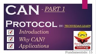 CAN Protocol Tutorial  Controller Area Network  CAN bus [upl. by Pudens]