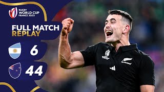 All Blacks DOMINATE semifinal  Argentina v New Zealand  Rugby World Cup 2023  Full Match Replay [upl. by Maguire]