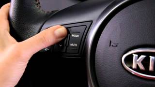 Kia audio system overview  steering wheel controls [upl. by Della]