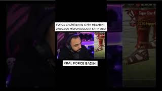 FORCE BADİNİ BARIŞ G NİN HESABINI 2000000 MİLYON DOLARA SATIN ALDI [upl. by Dihaz319]