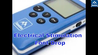 Quick set up  Electrical Stimulation for foot drop [upl. by Enrichetta]