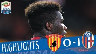 Benevento  Bologna 01  Highlights  Giornata 2  Serie A TIM 201718 [upl. by Eromle]