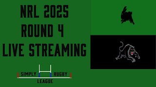 Simply Rugby League NRL Round 4 2025 LIVE Streaming Rabbitohs vs Panthers [upl. by Aerdnat817]