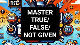 ielts📚🚀 True False NotGiven IELTS TIPSUnlock IELTS Success 🎓✨Readingieltspreparationquot [upl. by Corey]