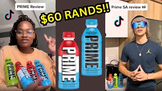 Prime Reviews South Africa  KSI Logan paul Prime  Prime Drink Review SOUTH AFRICA [upl. by Nnadroj]