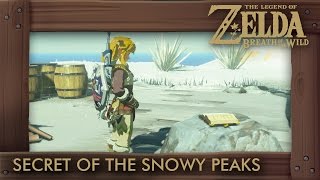 Zelda Breath of the Wild  Secret of the Snowy Peaks Shrine Quest [upl. by Nesral385]