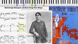 Heliotrope Bouquet by Scott Joplin amp Louis Chauvin 1907 Ragtime piano [upl. by Sefton]