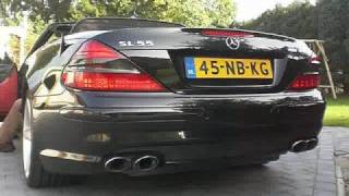 SL55 AMG engine sound Very low [upl. by Eelhsa]