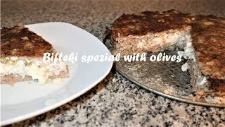 Bifteki spezial with olives recipe [upl. by Arikal775]