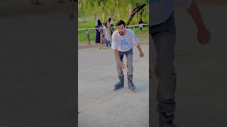 slalom skating skills skating shorts yrshorts youtubeshorts samskater1 [upl. by Aidnyl]