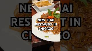 New Thai restaurant in Lakeview Chicago chicagofood thaifood thaistreetfood chicago lakeview [upl. by Jarlen]