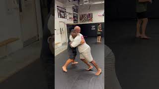 NoGi Judo for MMA Sasae to foot sweep nogi judo MMA footwork sweep throw slam clinch [upl. by Perl]